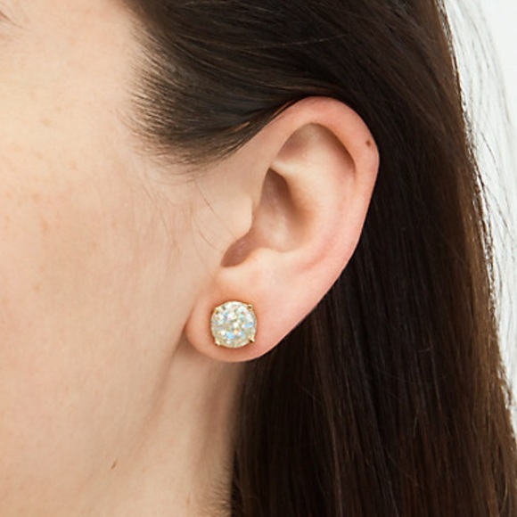 Kate Spade❣️Glitter Gumdrop Studs - Picture 2 of 4